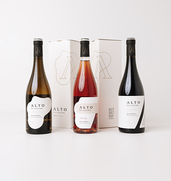 Botellas de vino de Alto de Castro